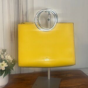 Kate Spade White Rock Road SAM Bracelet Tote Primrose Yellow Women's